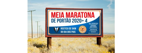 04/08 - MEIA MARATONA de PORTÃO 2020+4