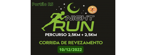 10/12 - PORTAO NIGHT RUN (CORRIDA DE REVEZAMENTO DUPLAS)